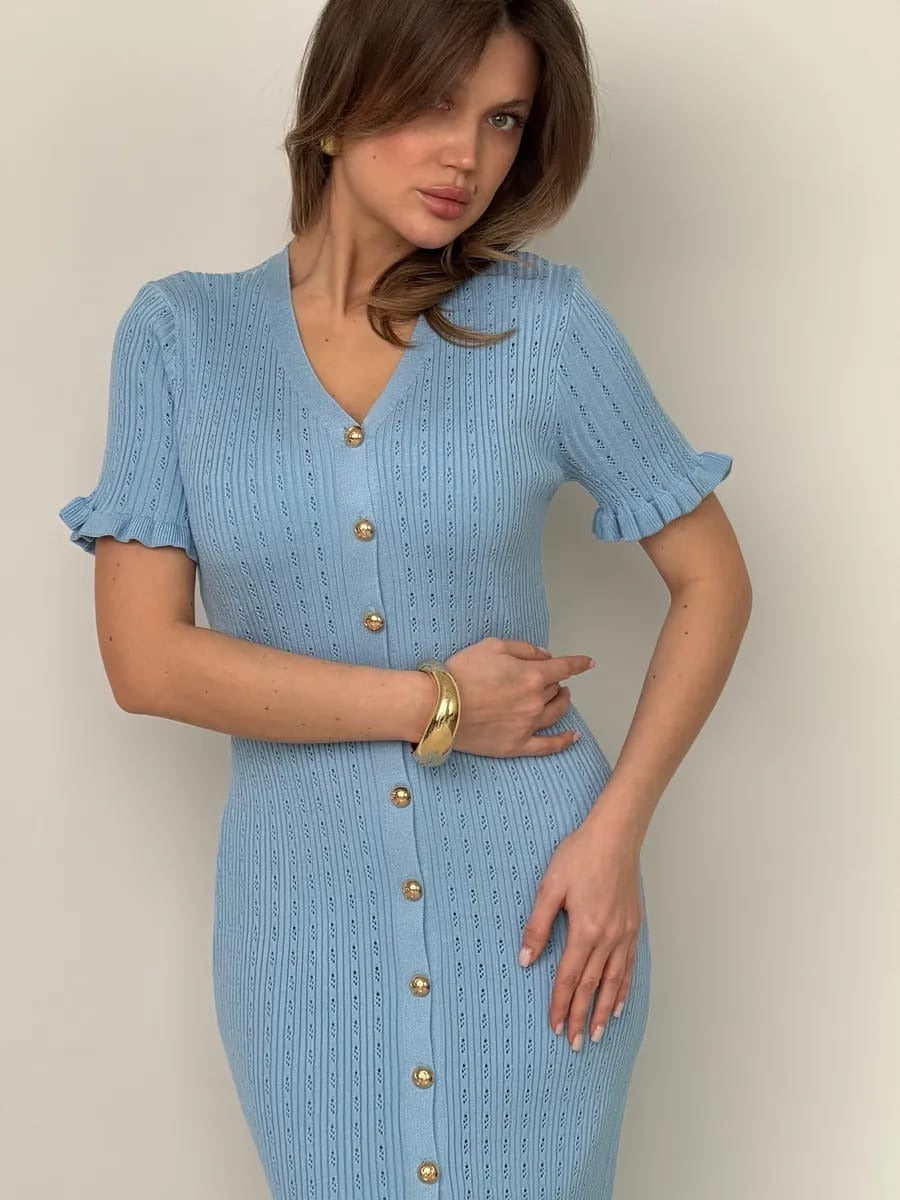 La Robe Maille Côtelée